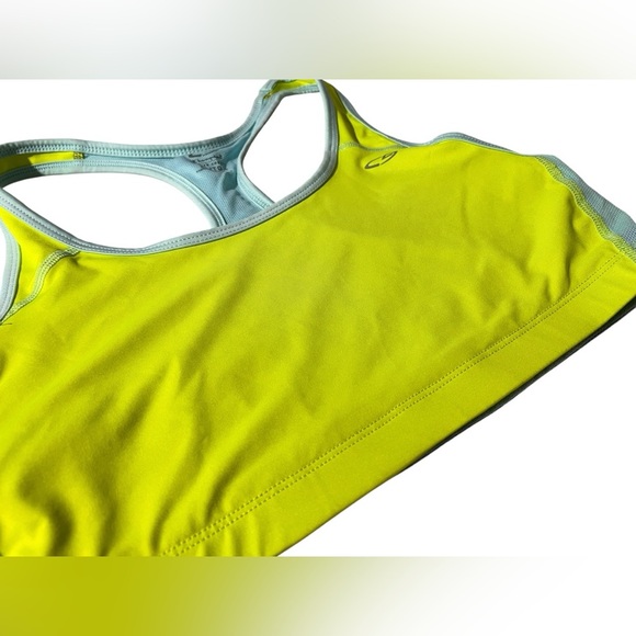Champion Power Core Neon Green and Blue Sports Bra, XL - Picture 9 of 9